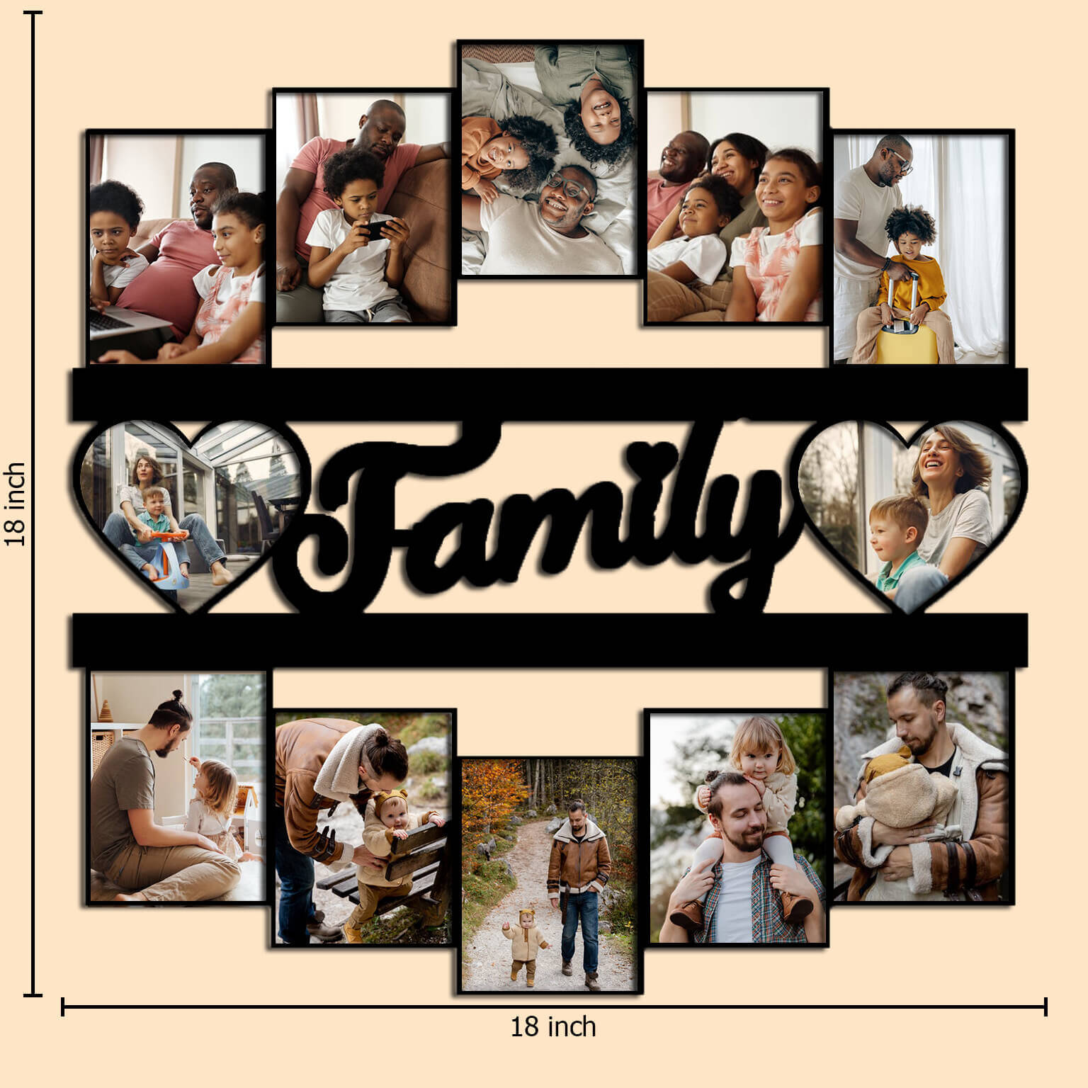 Family Memories Preserved: Decorate Your Home with Our Photo Frame Family Set