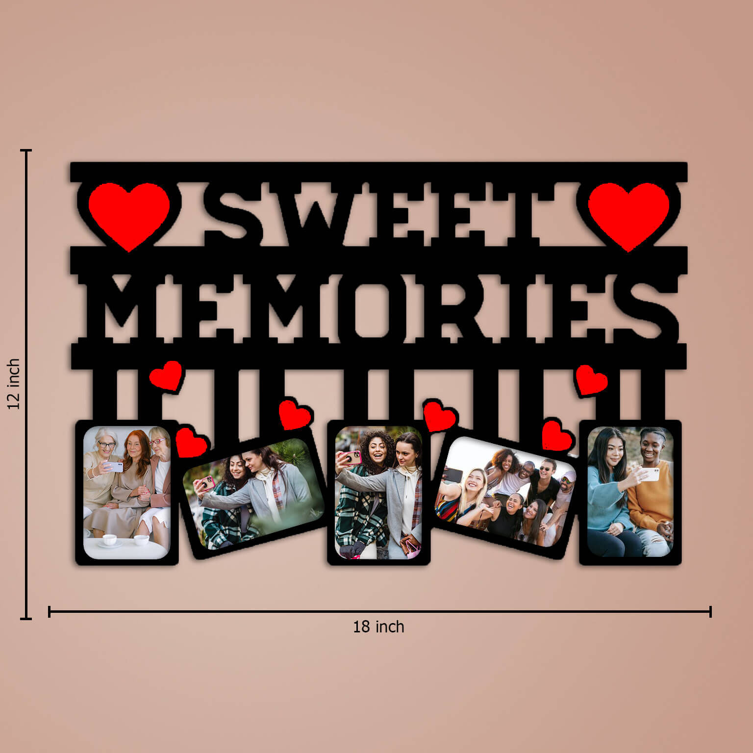 Preserve Your Sweet Memories with our 5-Photo Frame