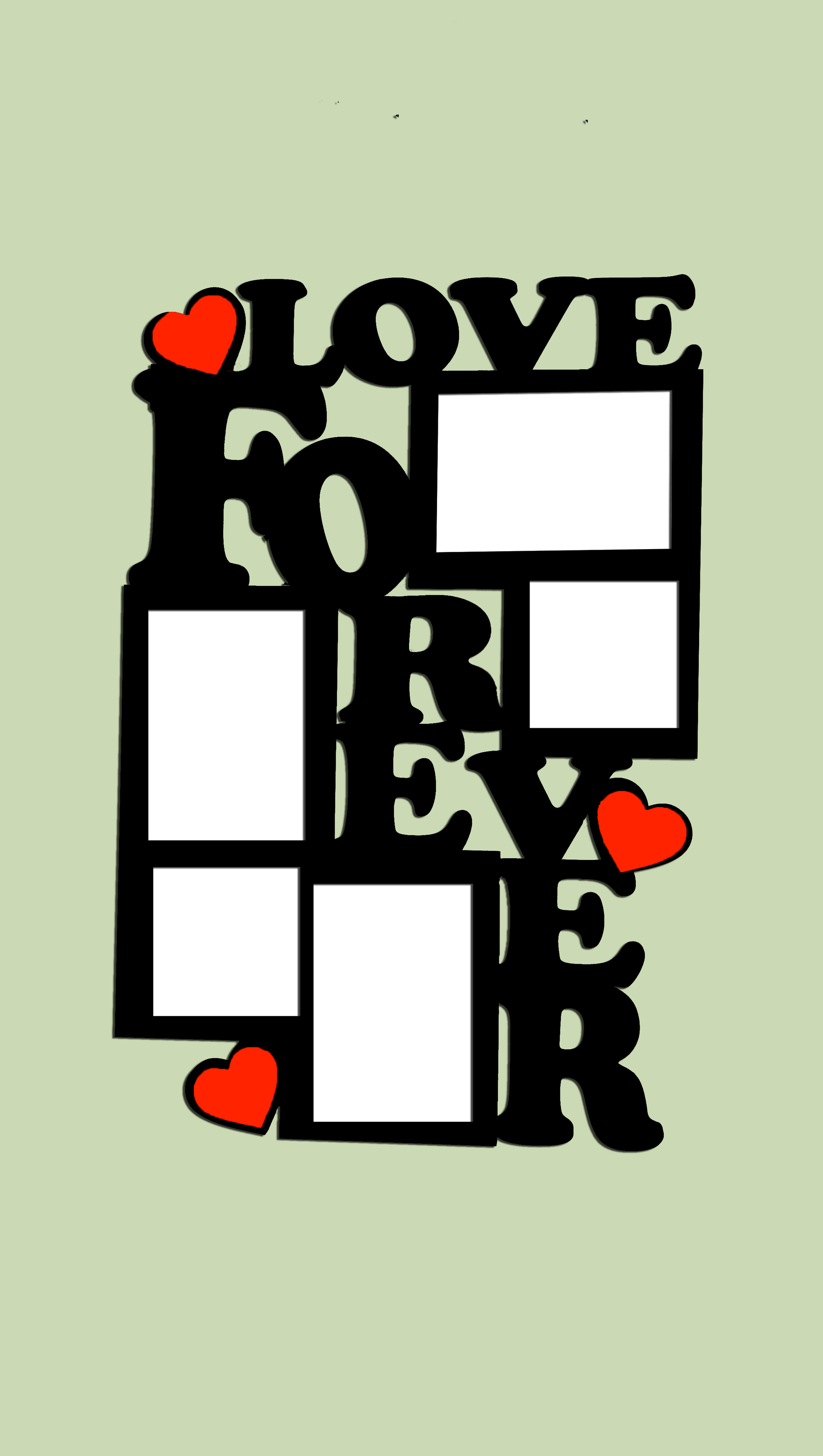 Love Forever Photos Customised  Frame
