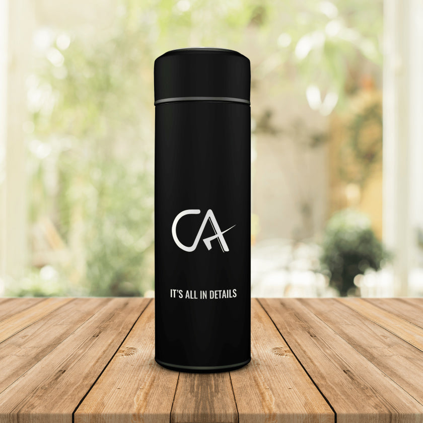 Gift for CA's Temperature Bottle with quote