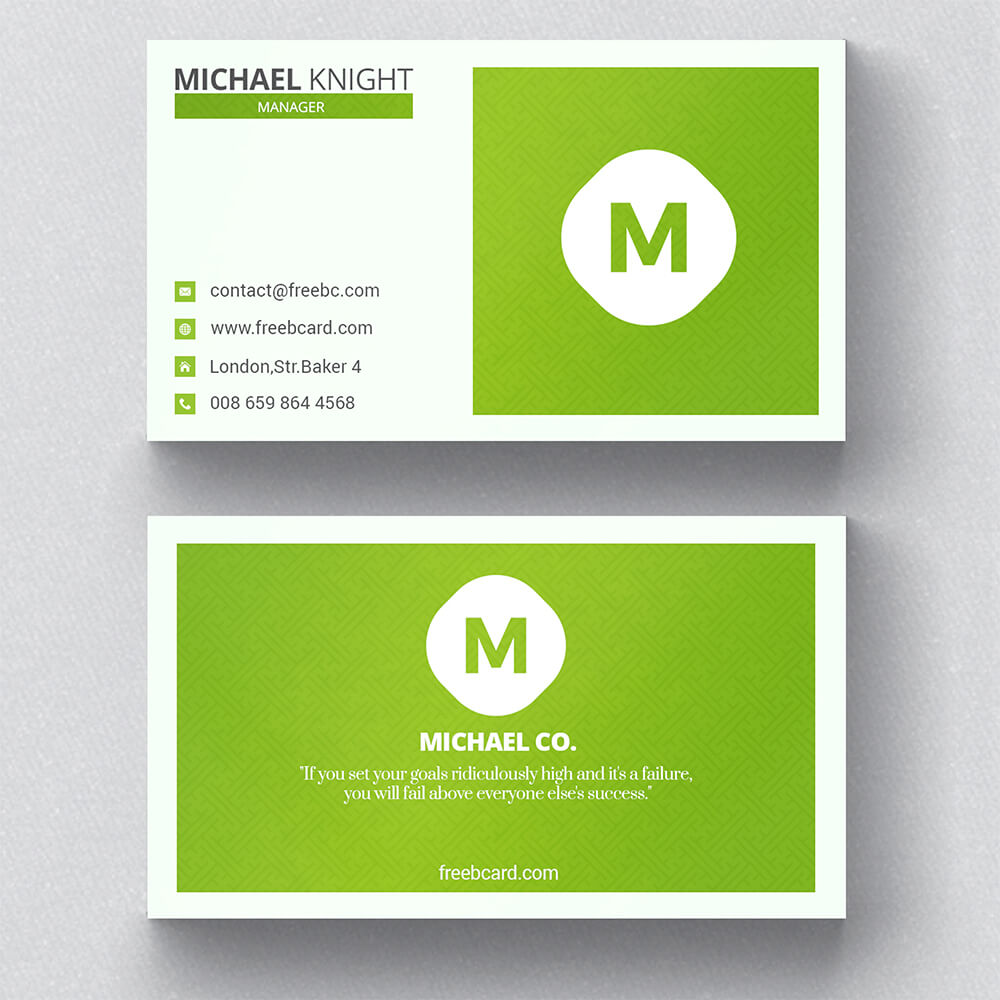 Standard Visiting Card