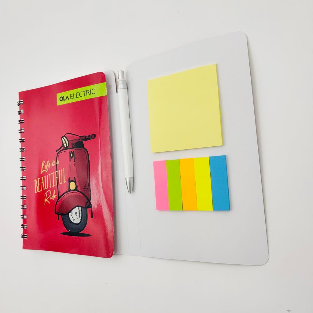 Ola Electric Flip Wiro with Sticky Pad & Pen