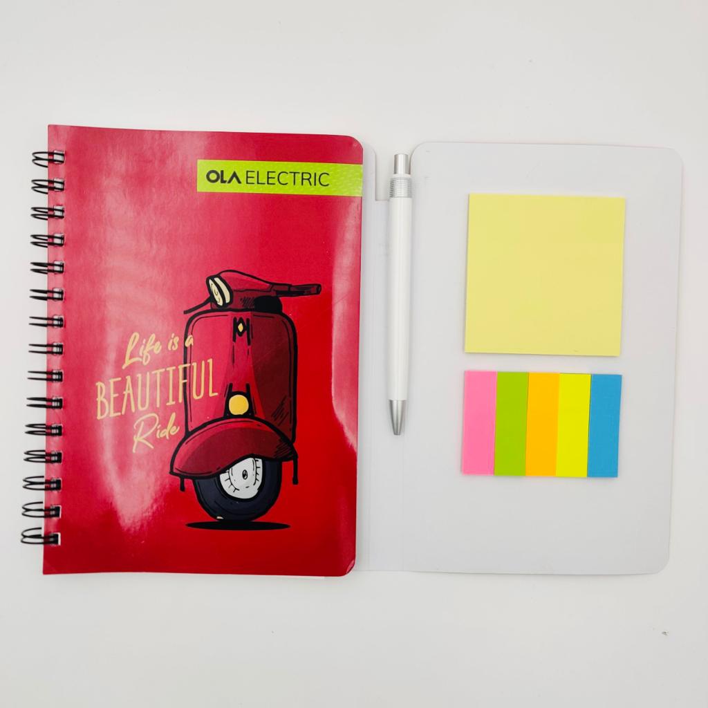 Ola Electric Flip Wiro with Sticky Pad & Pen