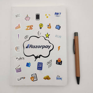 RazorPay Soft Bound Note Book With Raised UV