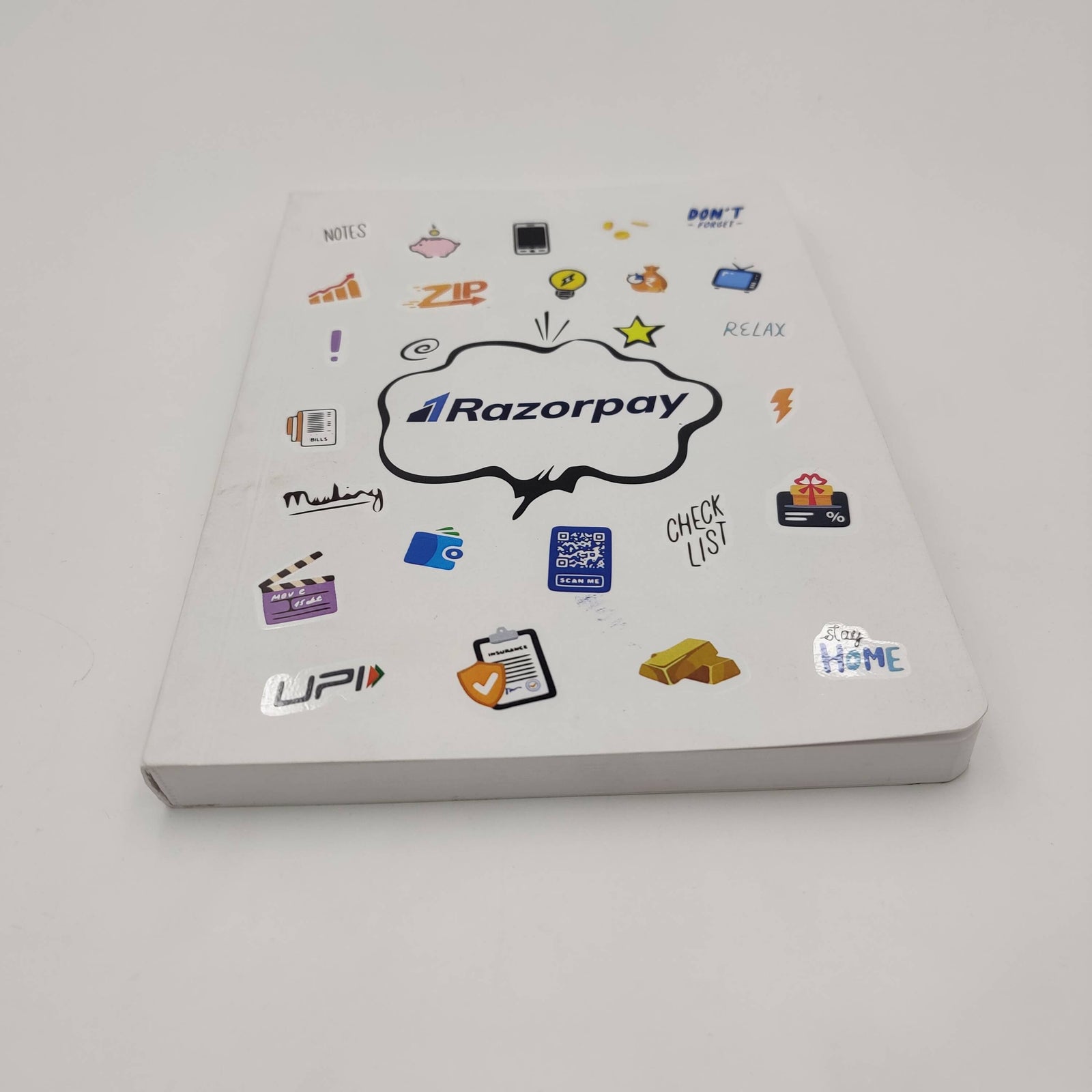 RazorPay Soft Bound Note Book With Raised UV