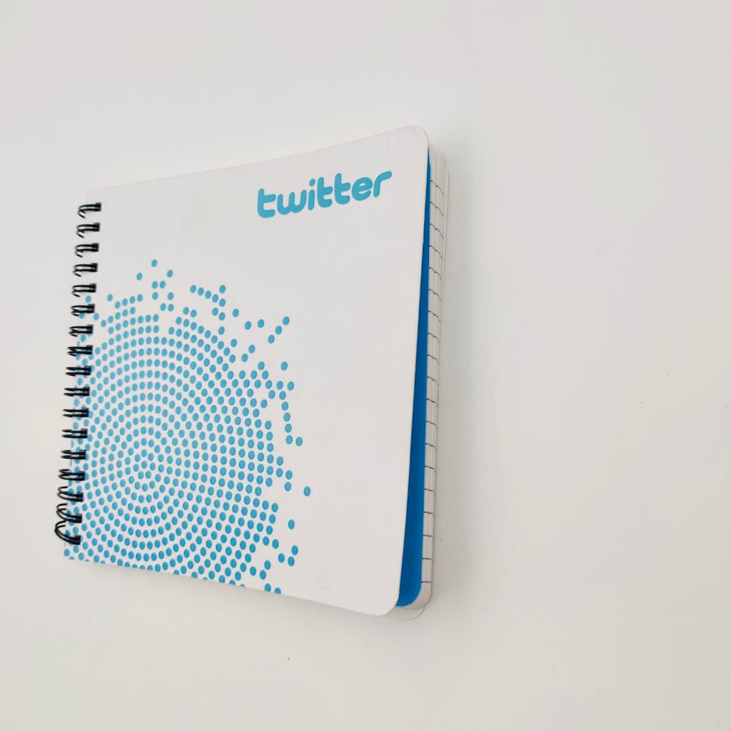Twitter Wiro Notebook with raised UV