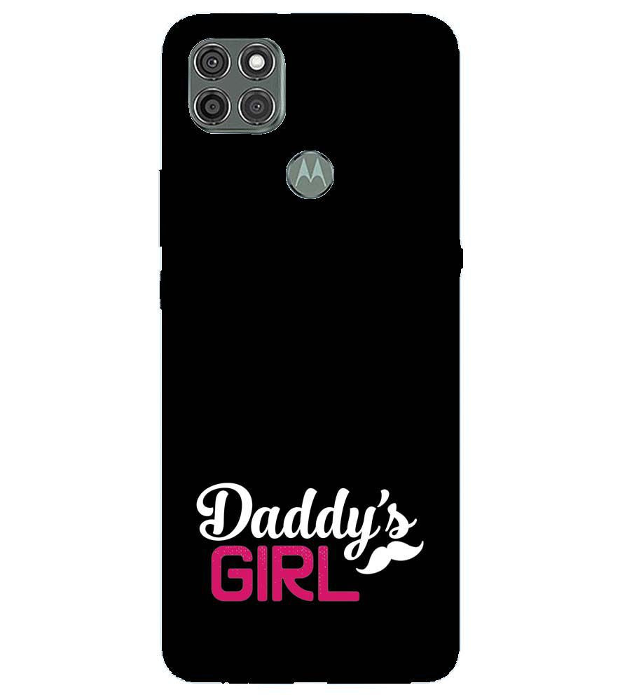U0052-Daddy's Girl Back Cover for Motorola Moto G9 Power