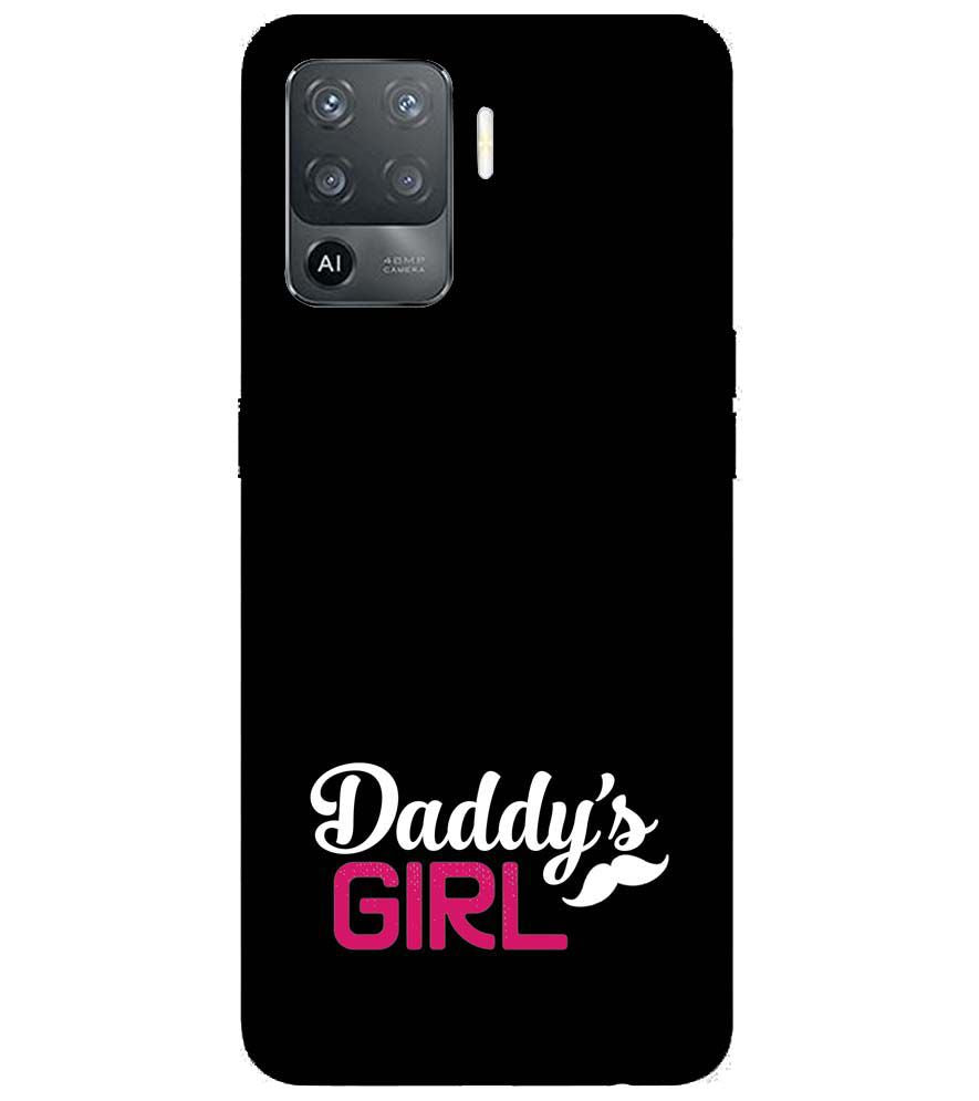 U0052-Daddy's Girl Back Cover for Oppo F19 Pro