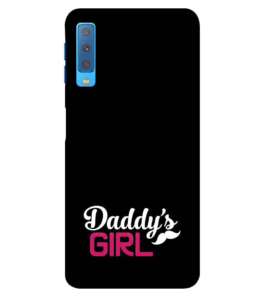 U0052-Daddy's Girl Back Cover for Samsung Galaxy A7 (2018)
