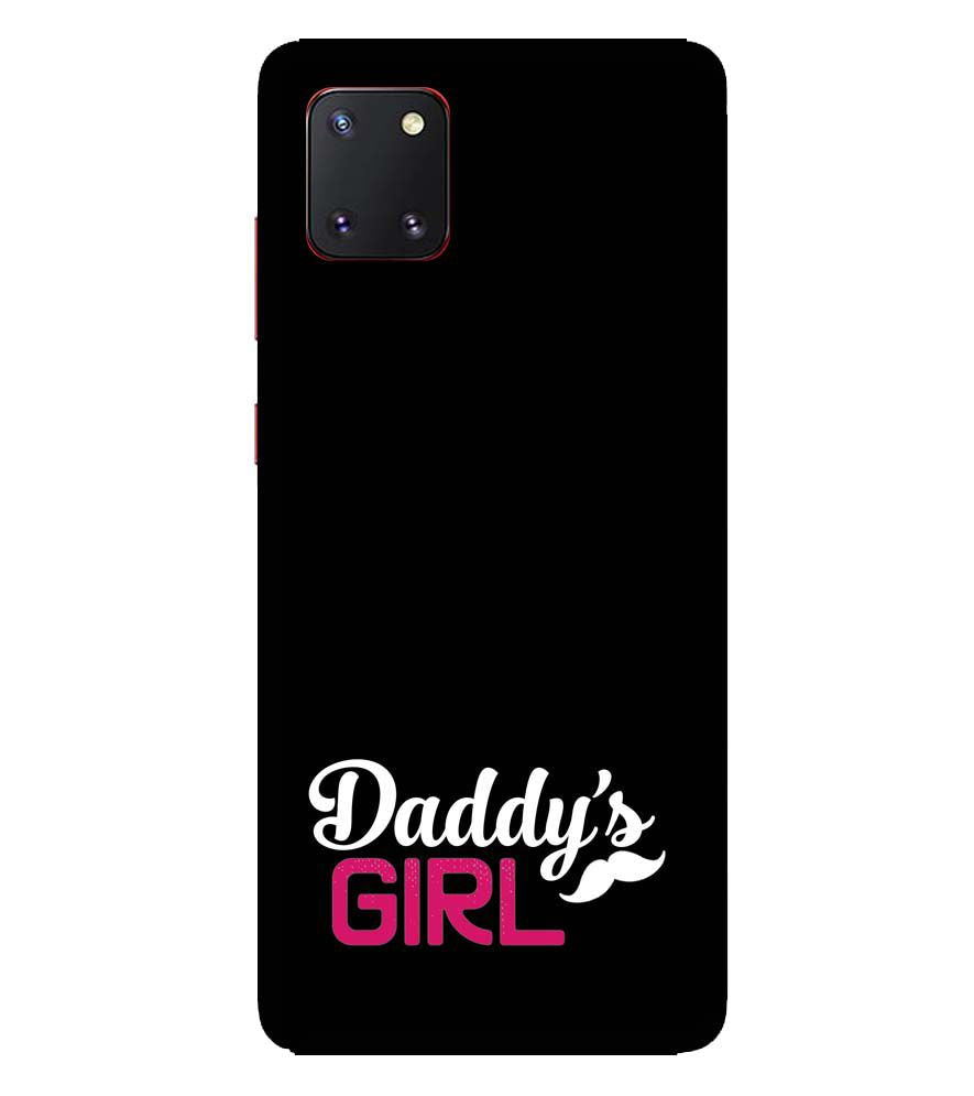 U0052-Daddy's Girl Back Cover for Samsung Galaxy Note10 Lite