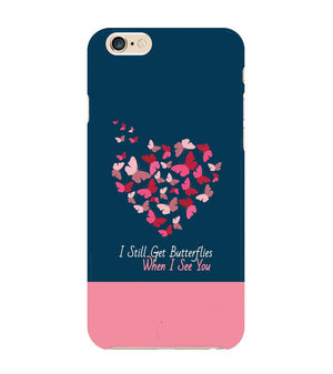 U0317-Butterflies on Seeing You Back Cover for Apple iPhone 6 and iPhone 6S