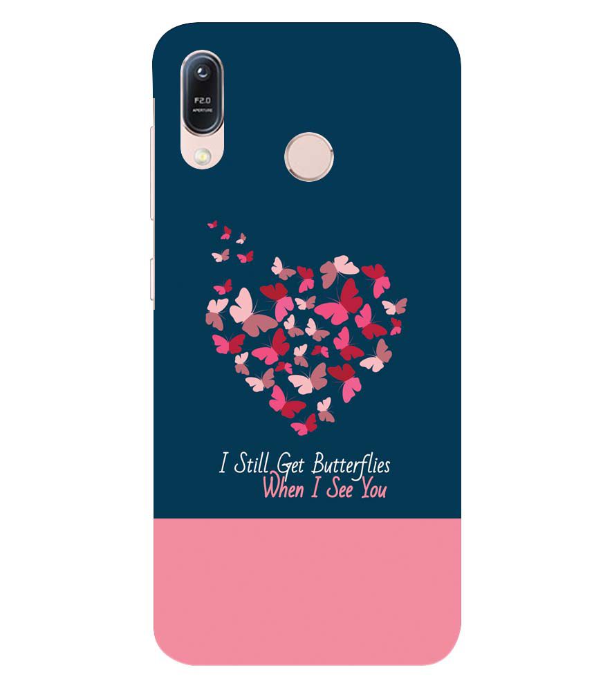 U0317-Butterflies on Seeing You Back Cover for Asus Zenfone Max (M1) ZB556KL