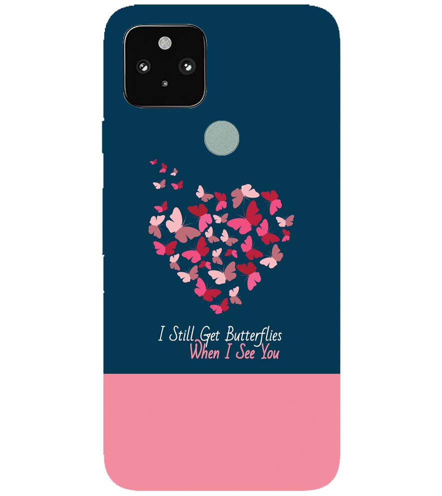 U0317-Butterflies on Seeing You Back Cover for Google Pixel 5