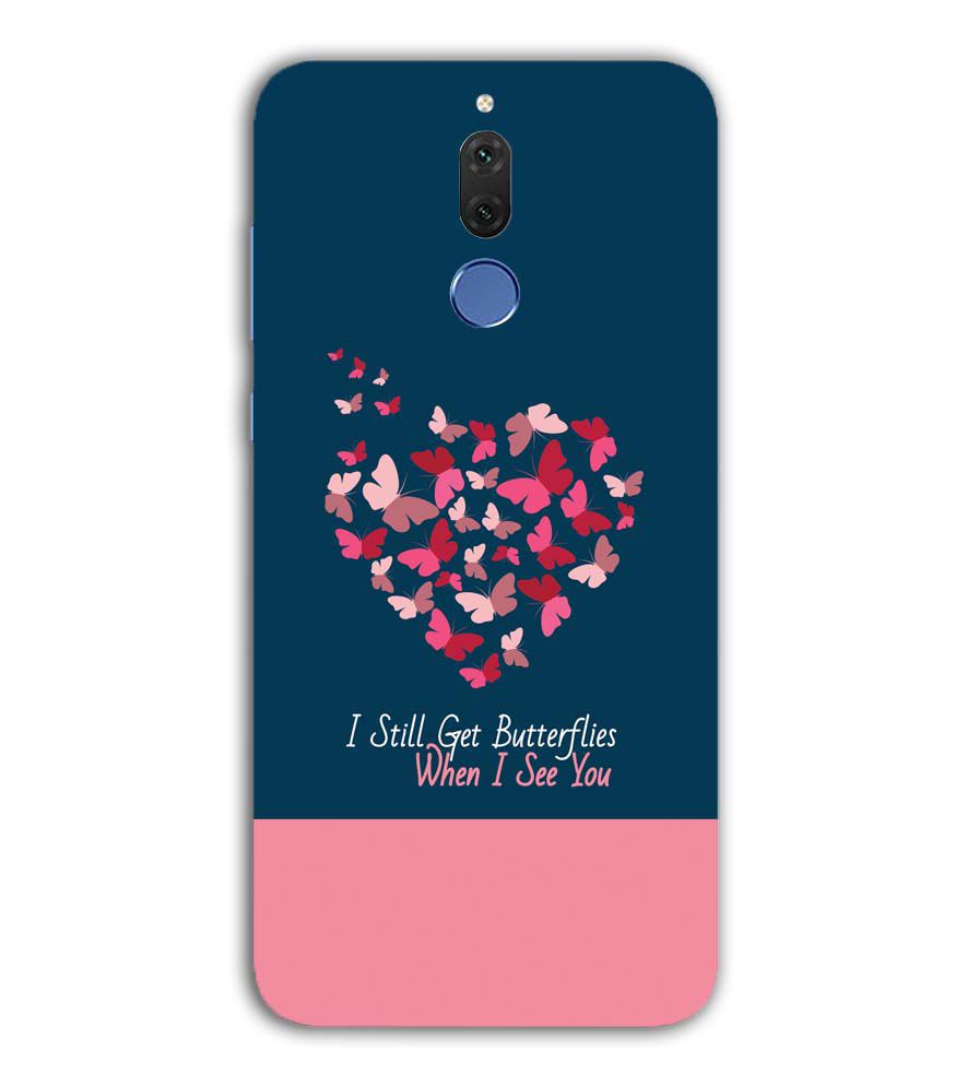 U0317-Butterflies on Seeing You Back Cover for Huawei Nova 2i