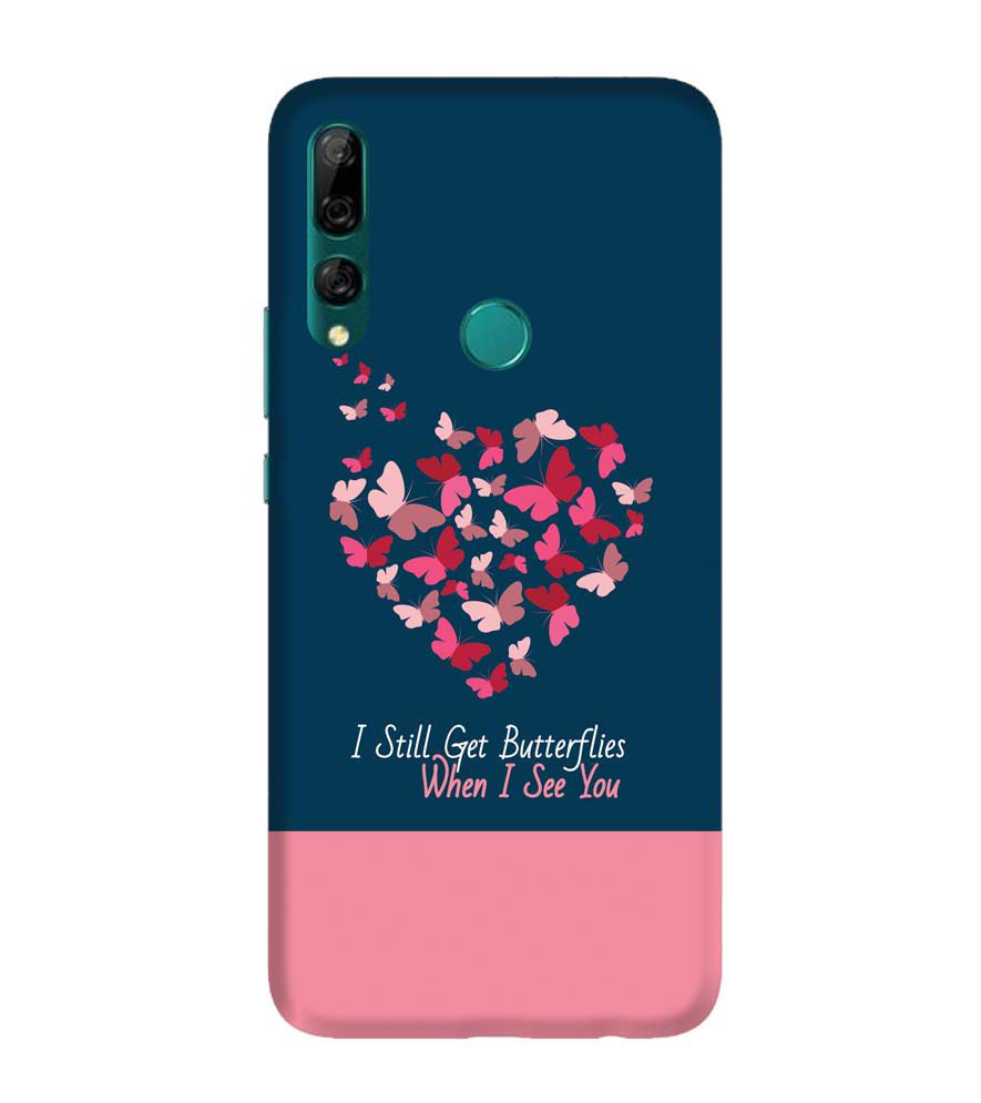 U0317-Butterflies on Seeing You Back Cover for Huawei Y9 Prime (2019)