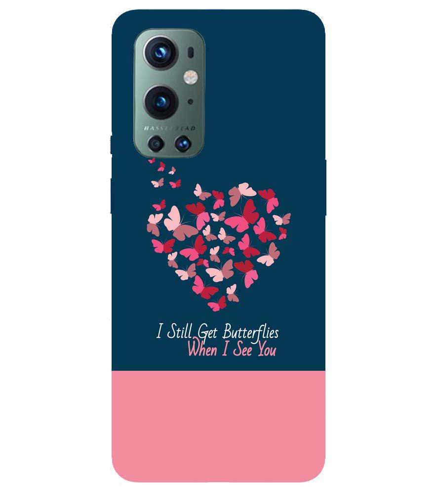 U0317-Butterflies on Seeing You Back Cover for OnePlus 9 Pro