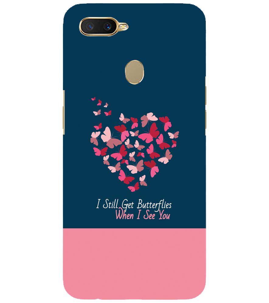 U0317-Butterflies on Seeing You Back Cover for Oppo A12s