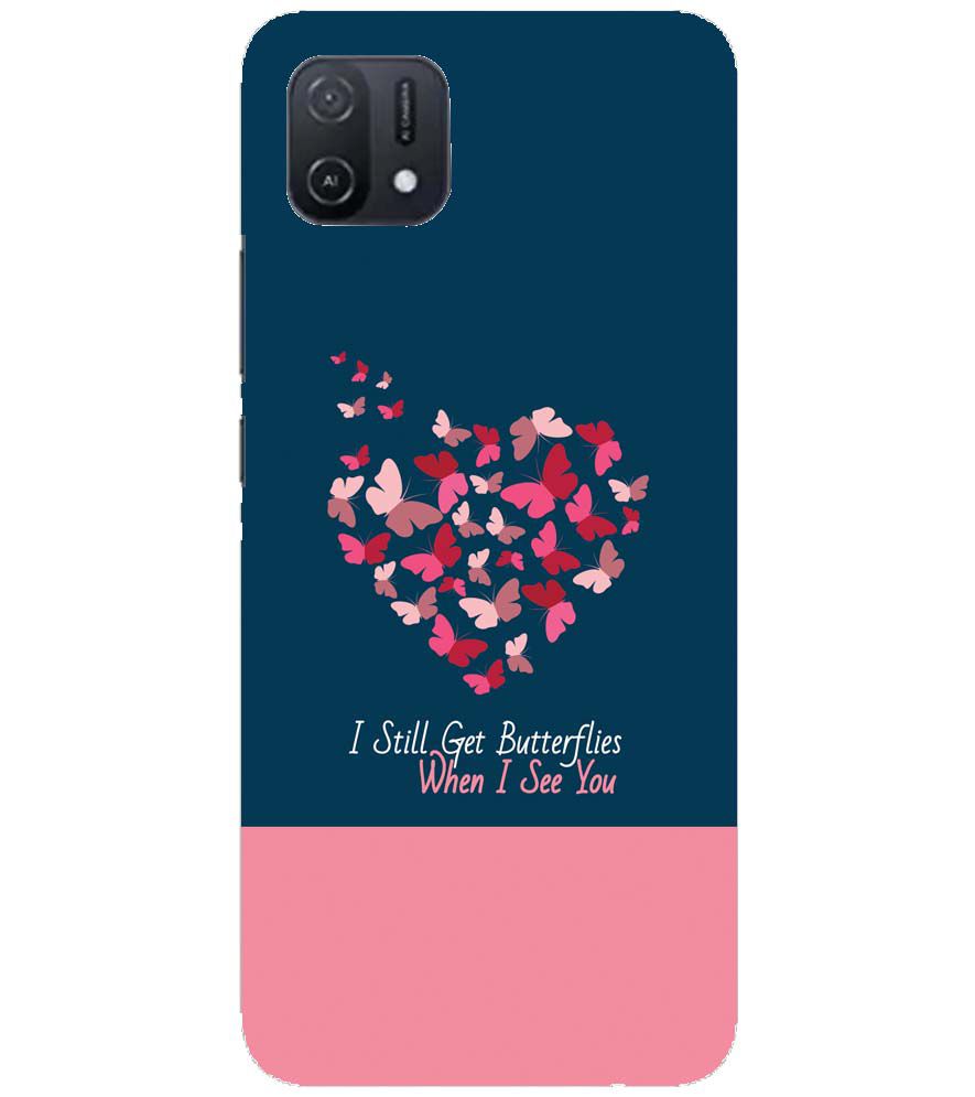 U0317-Butterflies on Seeing You Back Cover for Oppo A16K