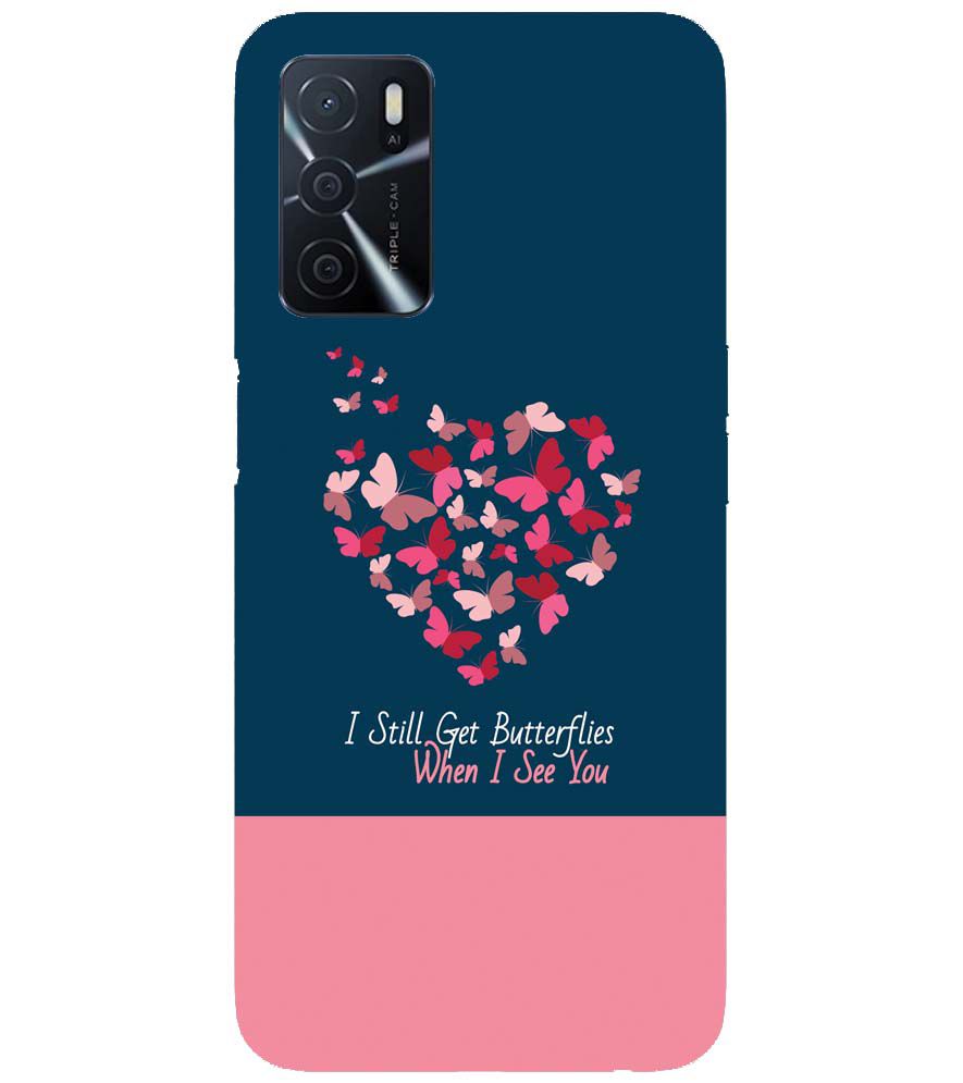 U0317-Butterflies on Seeing You Back Cover for Oppo A16s