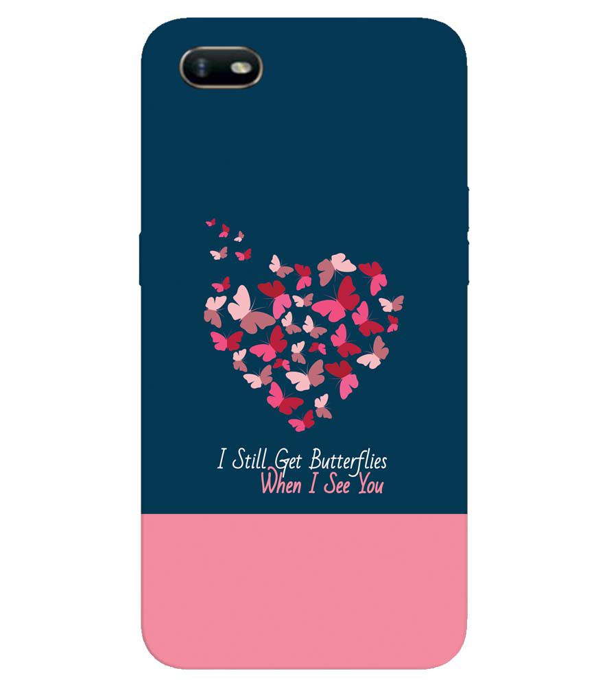U0317-Butterflies on Seeing You Back Cover for Oppo A1k