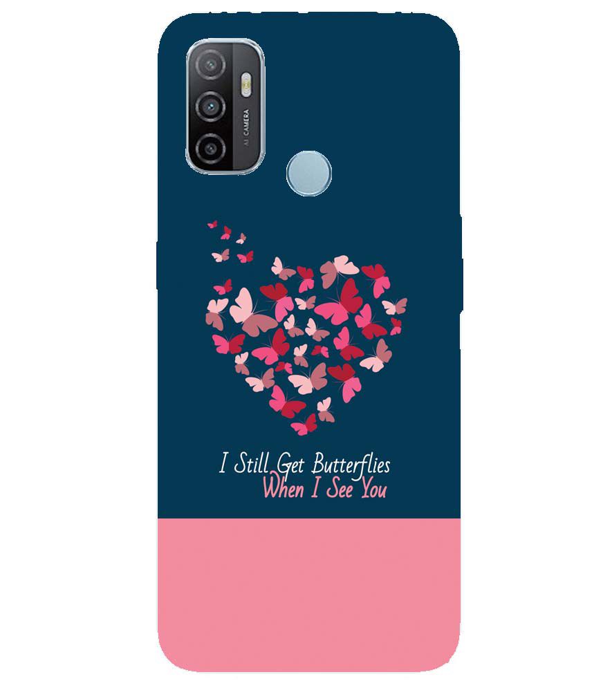 U0317-Butterflies on Seeing You Back Cover for Oppo A53