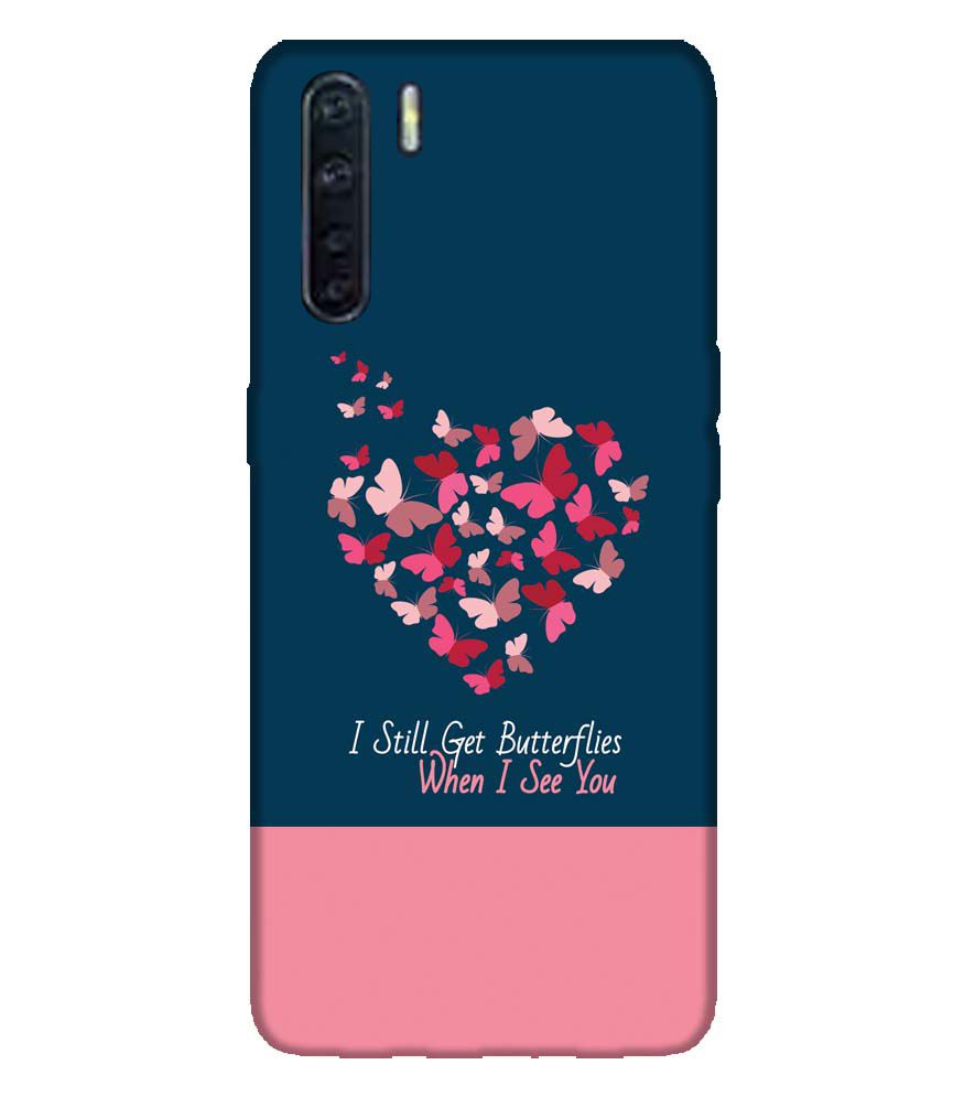 U0317-Butterflies on Seeing You Back Cover for Oppo A91