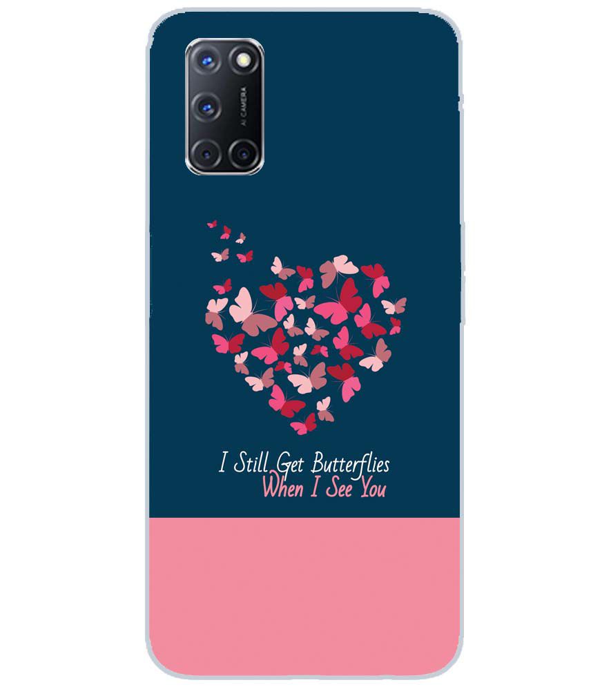 U0317-Butterflies on Seeing You Back Cover for Oppo A92