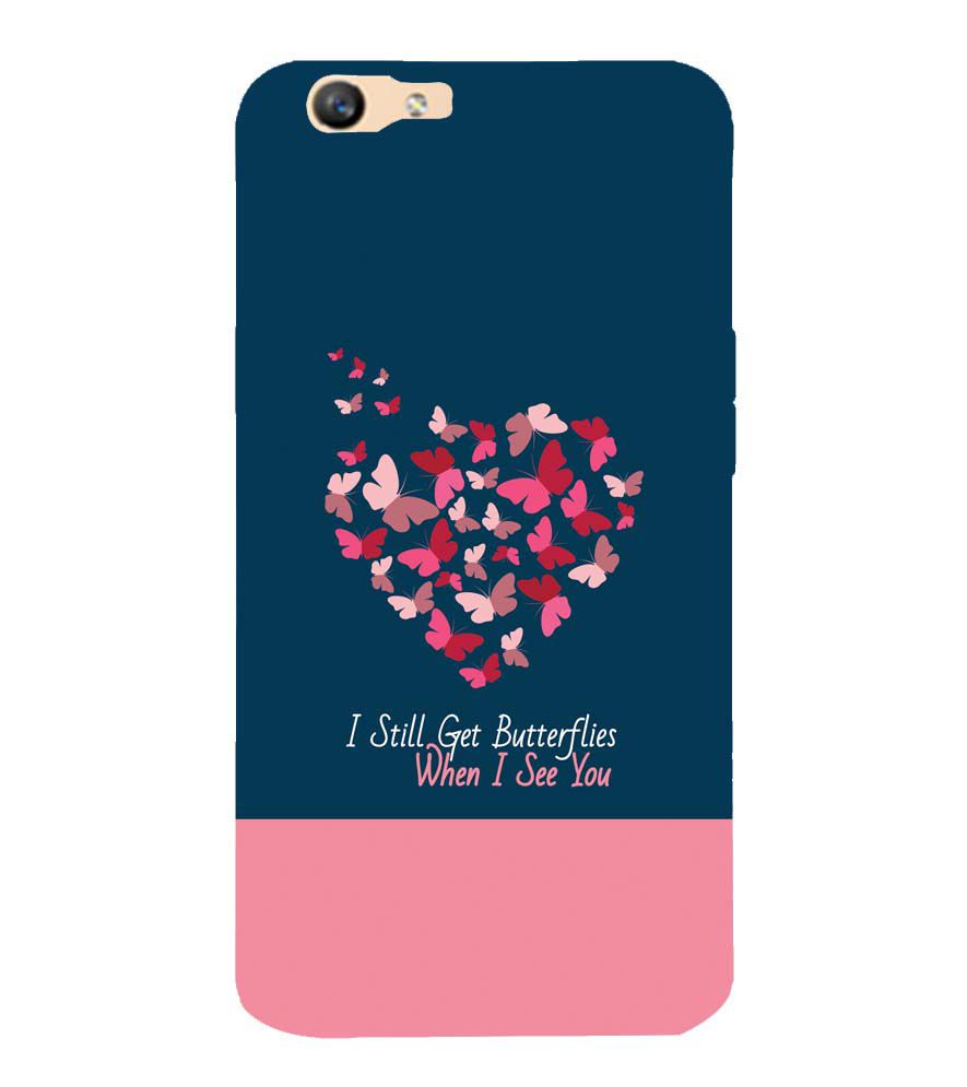 U0317-Butterflies on Seeing You Back Cover for Oppo F1s : A59