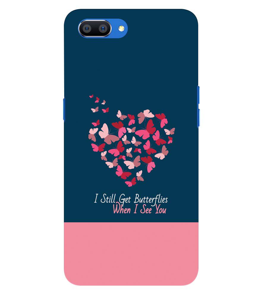 U0317-Butterflies on Seeing You Back Cover for Realme C1 (2019)