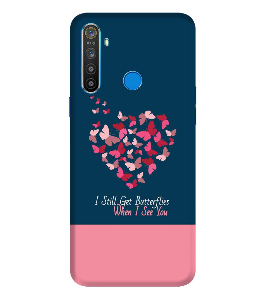 U0317-Butterflies on Seeing You Back Cover for Realme Narzo 10