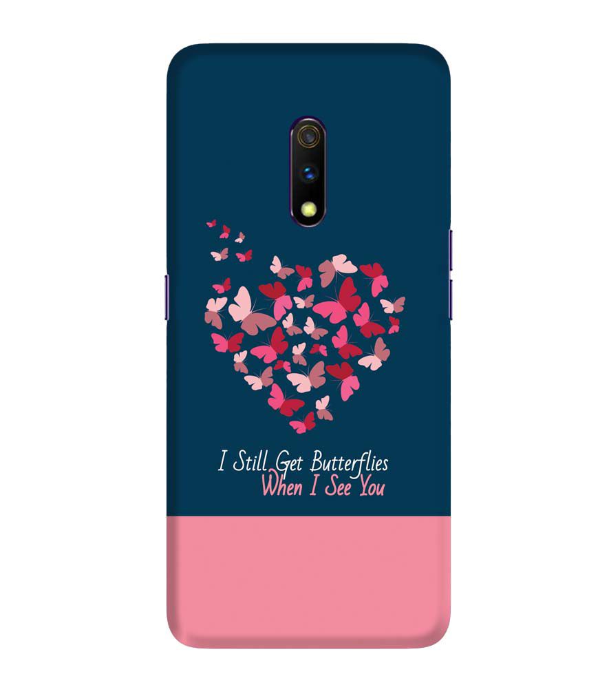U0317-Butterflies on Seeing You Back Cover for Realme X