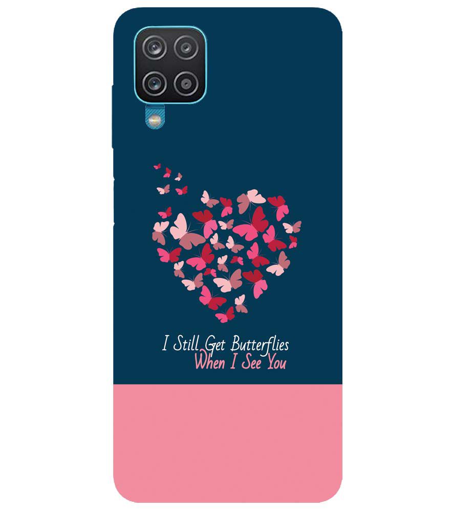 U0317-Butterflies on Seeing You Back Cover for Samsung Galaxy A12 (India)