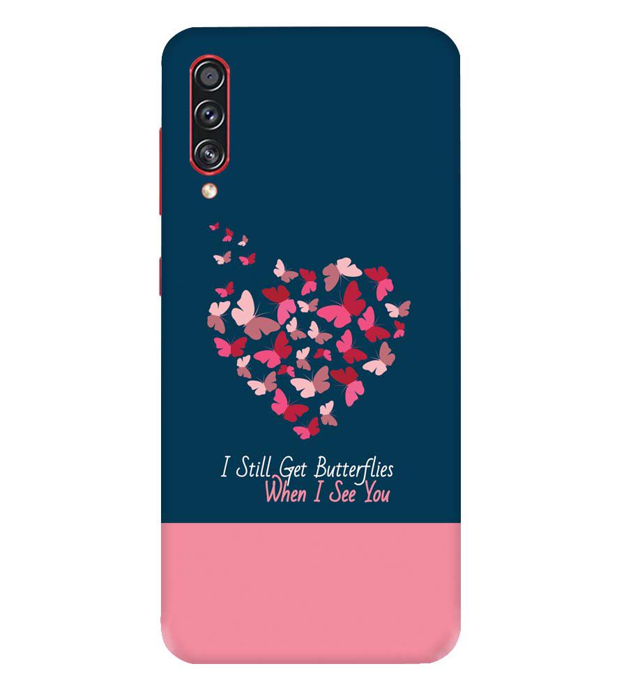 U0317-Butterflies on Seeing You Back Cover for Samsung Galaxy A70s