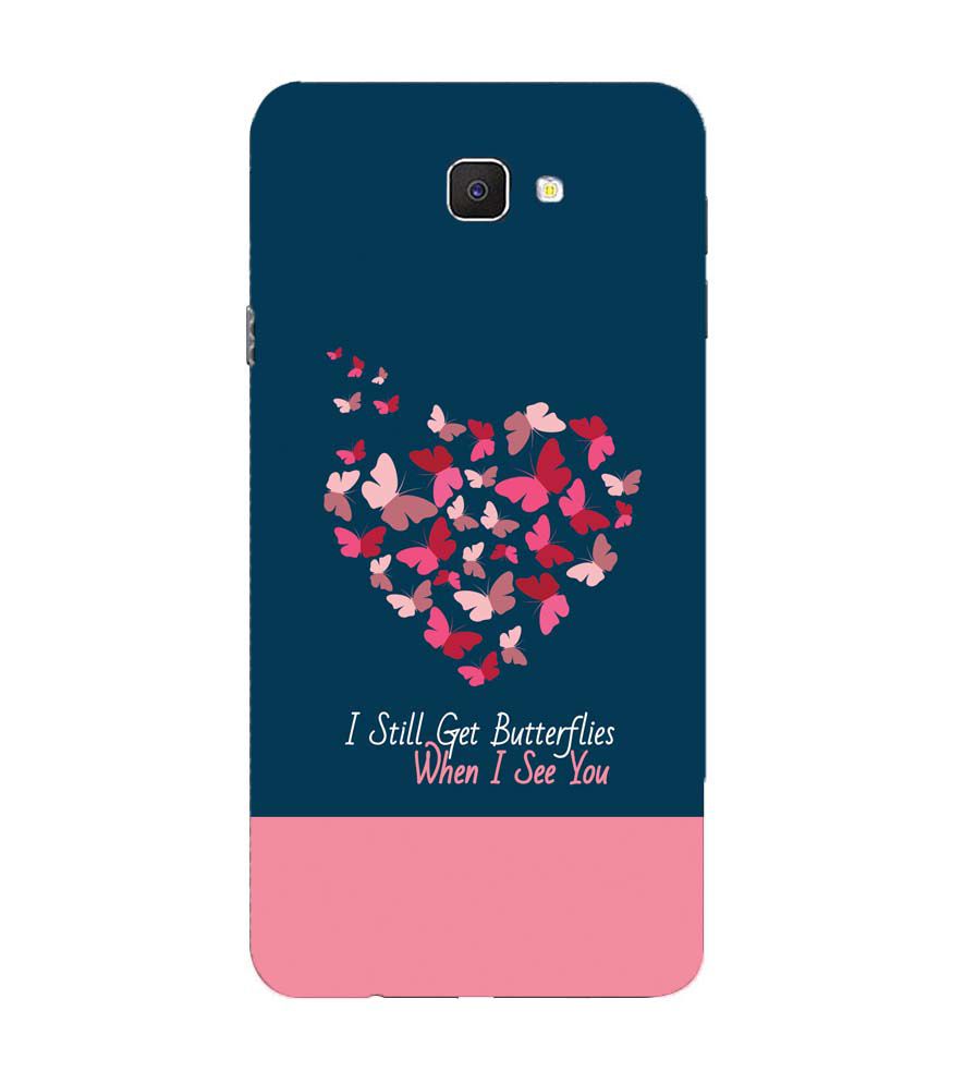 U0317-Butterflies on Seeing You Back Cover for Samsung Galaxy C9 Pro