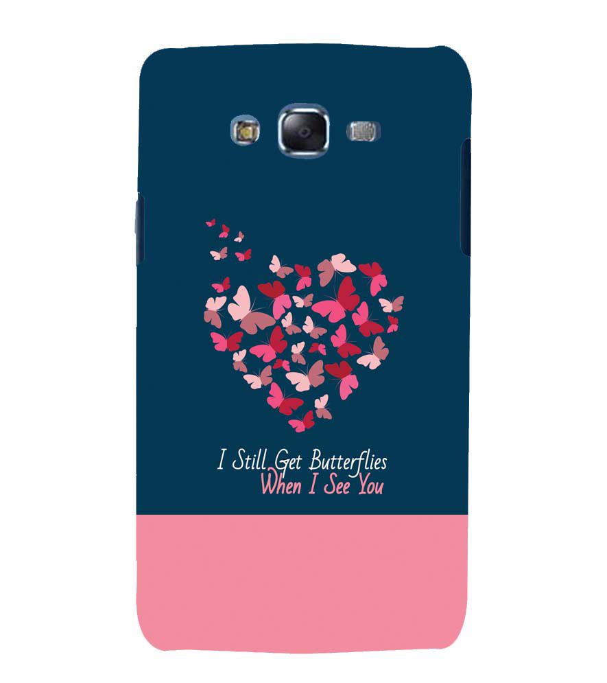 U0317-Butterflies on Seeing You Back Cover for Samsung Galaxy J7 (2015)