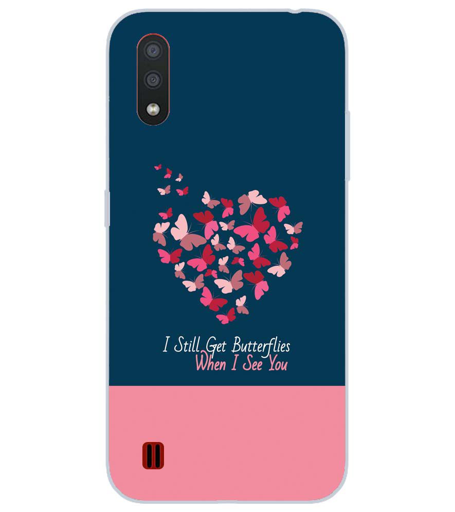 U0317-Butterflies on Seeing You Back Cover for Samsung Galaxy M01