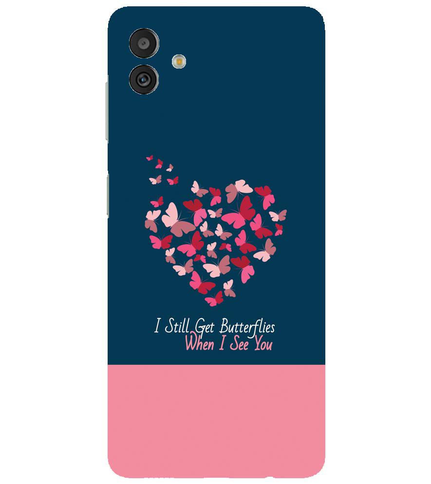 U0317-Butterflies on Seeing You Back Cover for Samsung Galaxy M13 5G