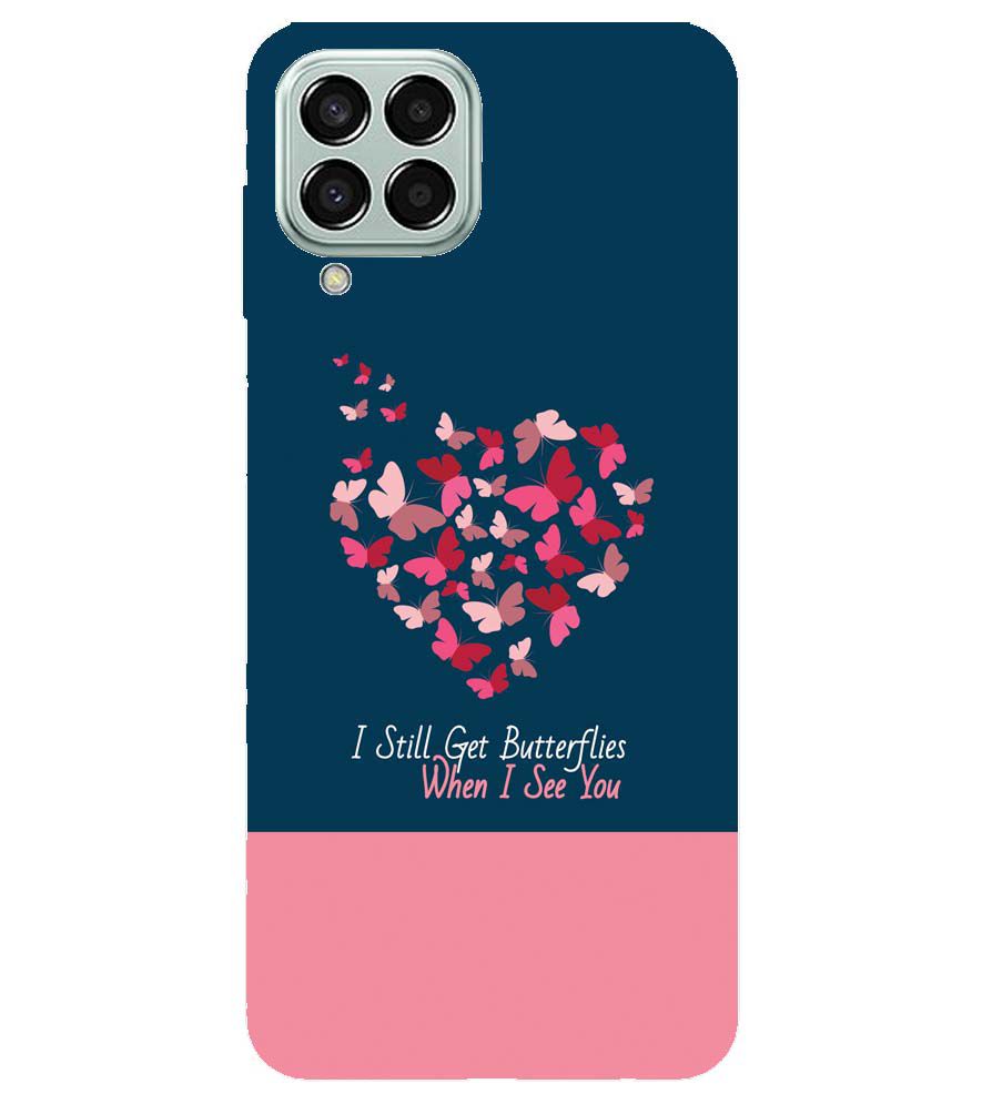 U0317-Butterflies on Seeing You Back Cover for Samsung Galaxy M33