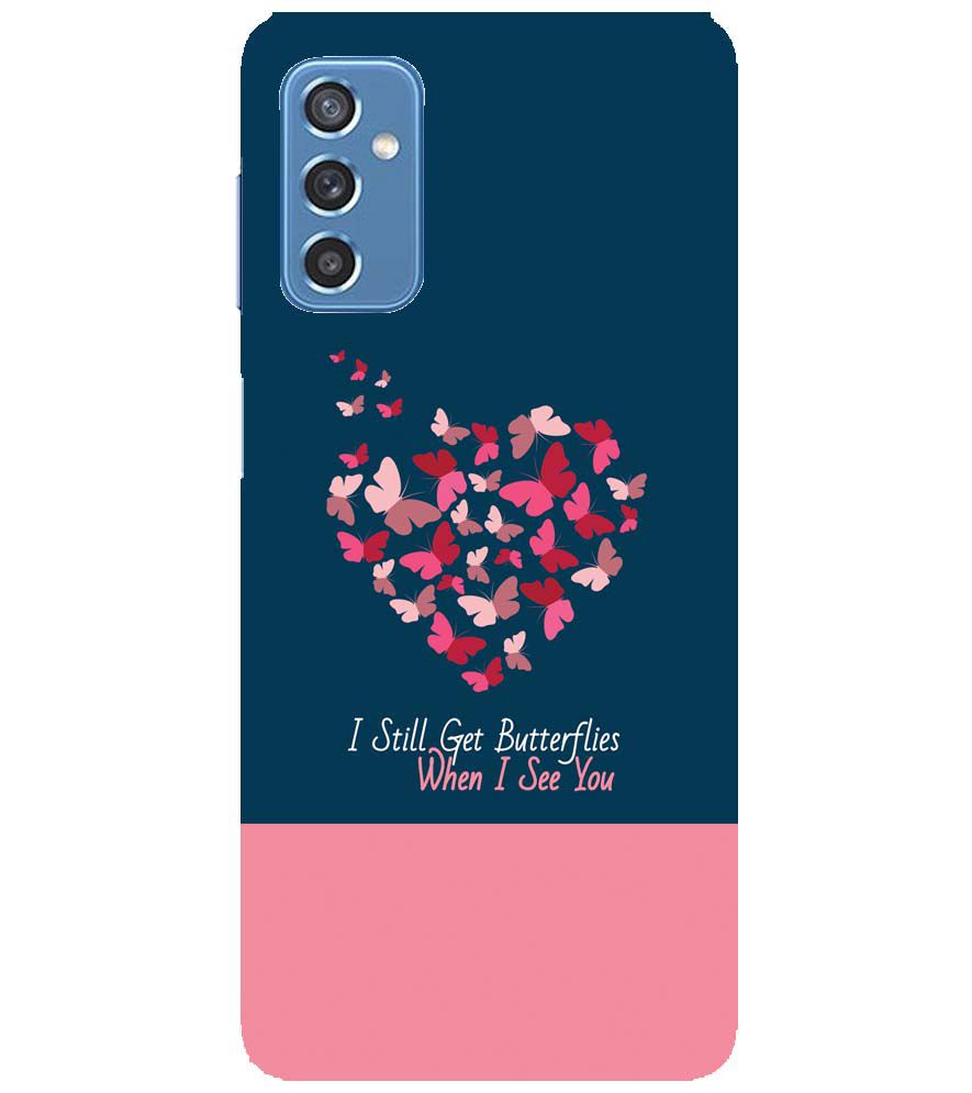 U0317-Butterflies on Seeing You Back Cover for Samsung Galaxy M52 5G