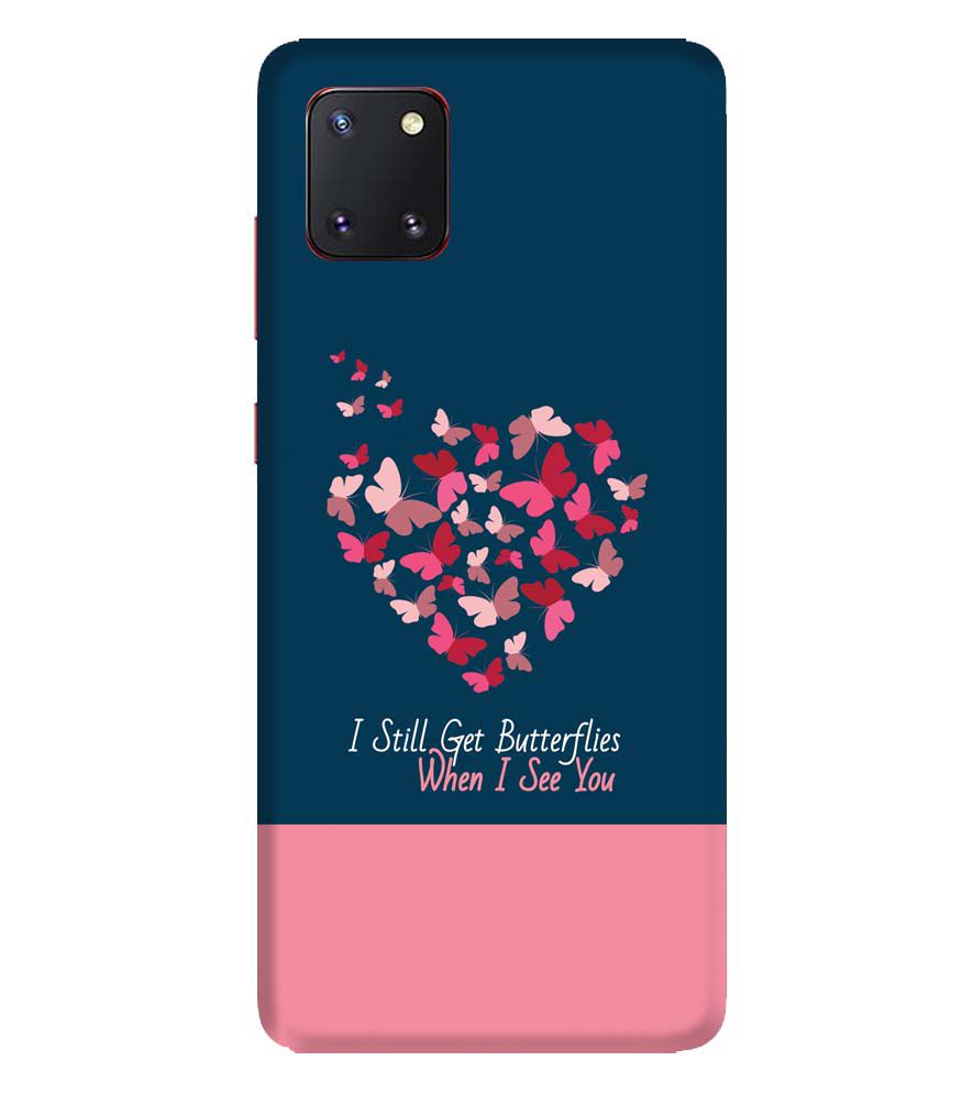 U0317-Butterflies on Seeing You Back Cover for Samsung Galaxy Note10 Lite