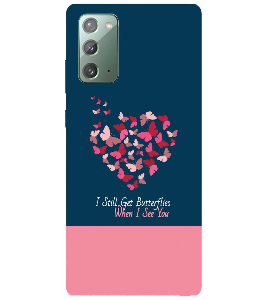 U0317-Butterflies on Seeing You Back Cover for Samsung Galaxy Note20