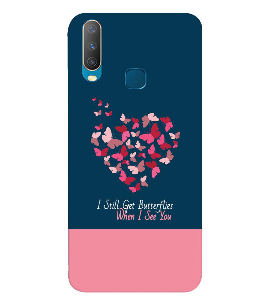 U0317-Butterflies on Seeing You Back Cover for Vivo Y17