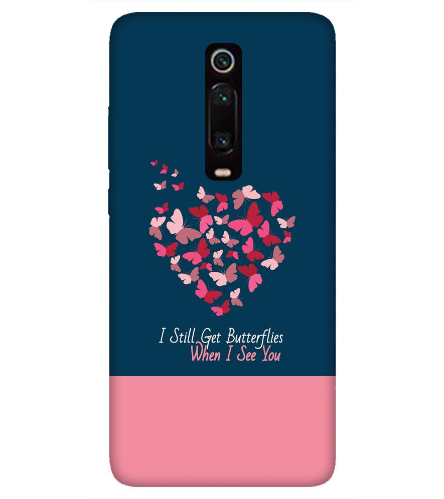 U0317-Butterflies on Seeing You Back Cover for Xiaomi Redmi K20 Pro