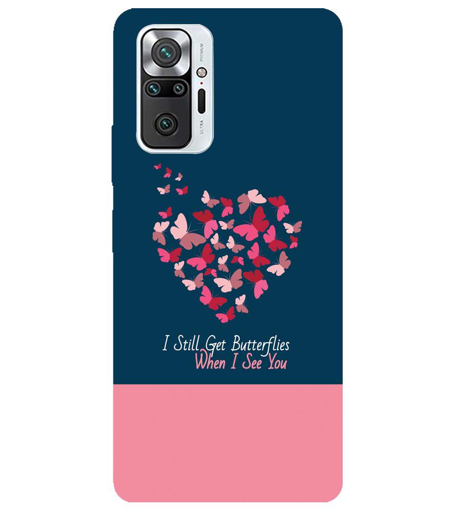 U0317-Butterflies on Seeing You Back Cover for Xiaomi Redmi Note 10 Pro