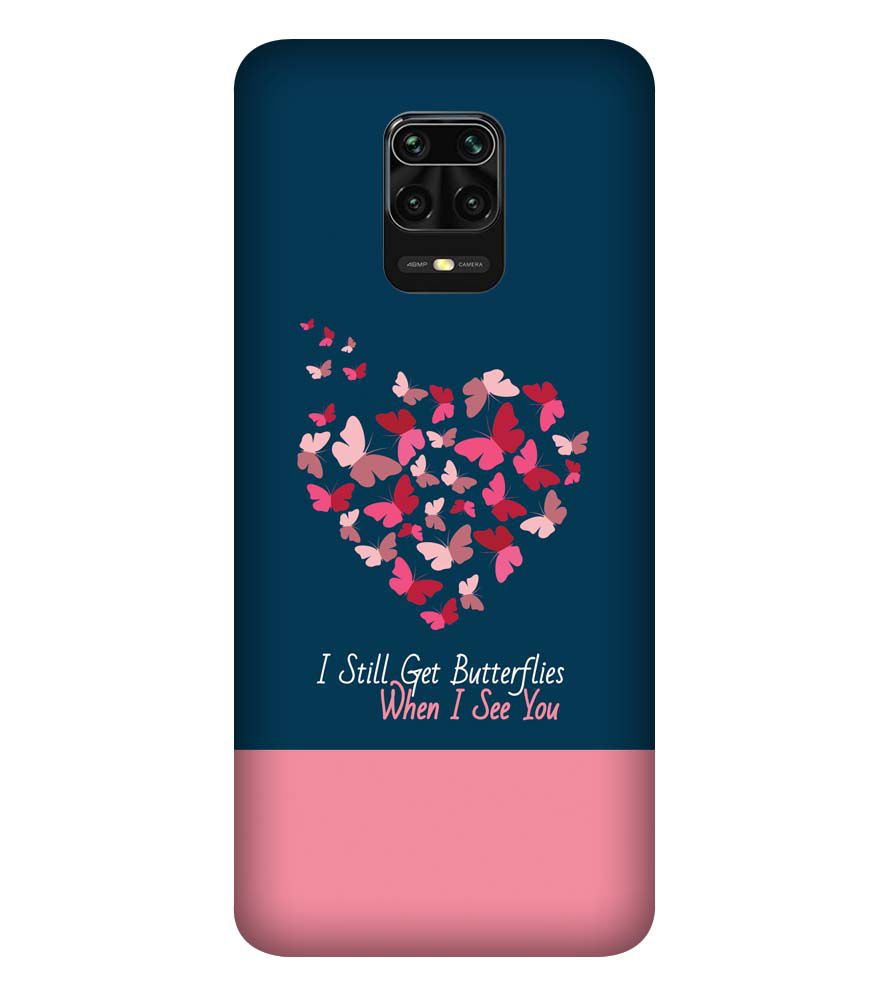 U0317-Butterflies on Seeing You Back Cover for Xiaomi Redmi Note 9S