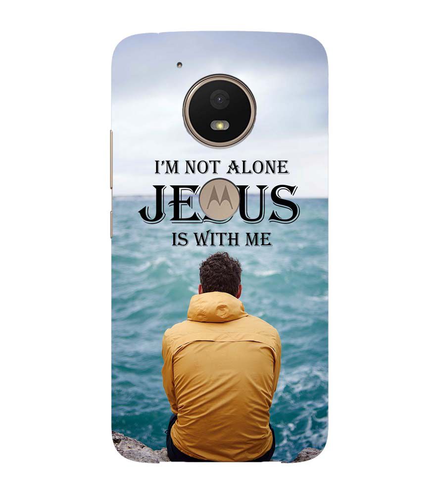 W0007-Jesus is with Me Back Cover for Motorola Moto E4 Plus