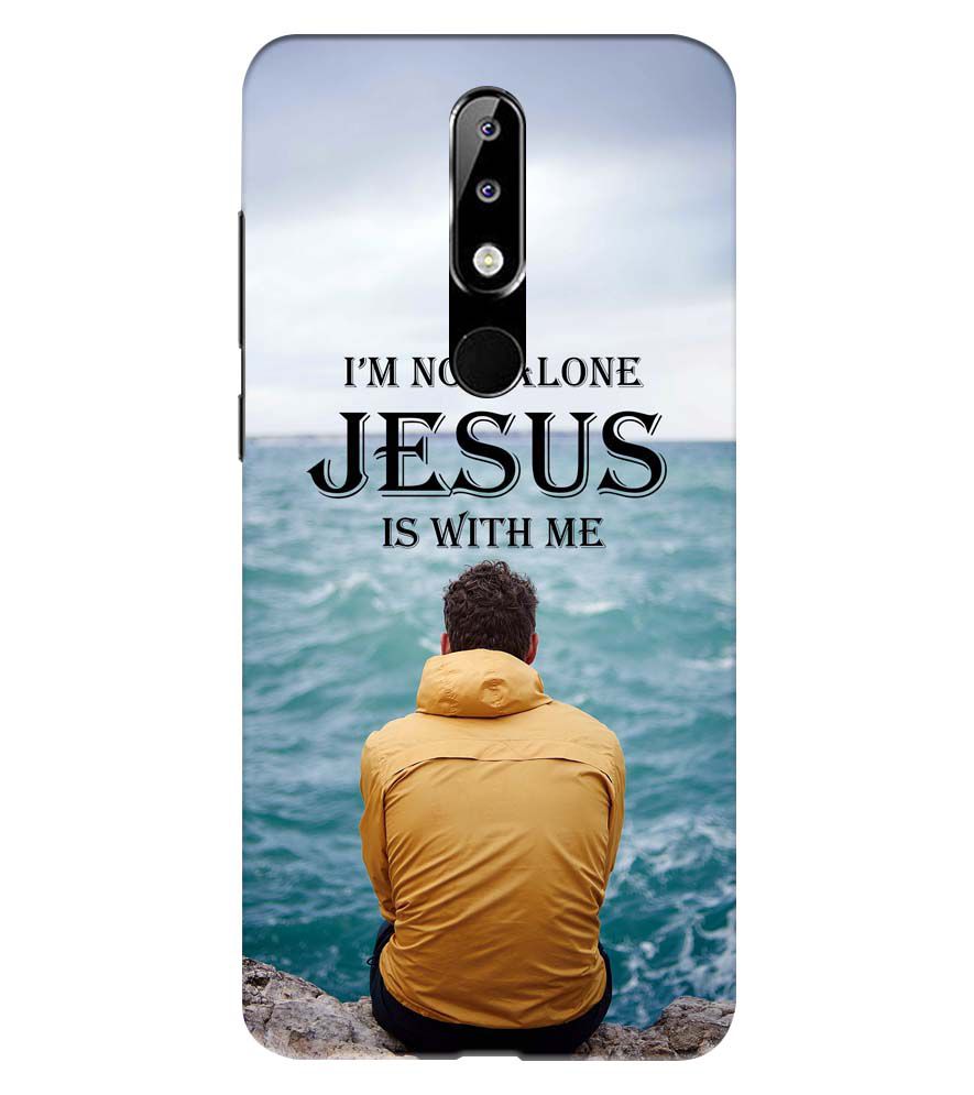 W0007-Jesus is with Me Back Cover for Nokia 5.1 Plus (Nokia X5)