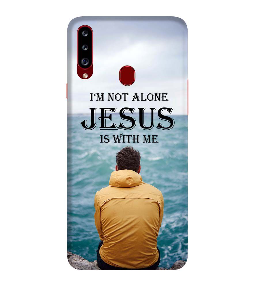 W0007-Jesus is with Me Back Cover for Samsung Galaxy A20s