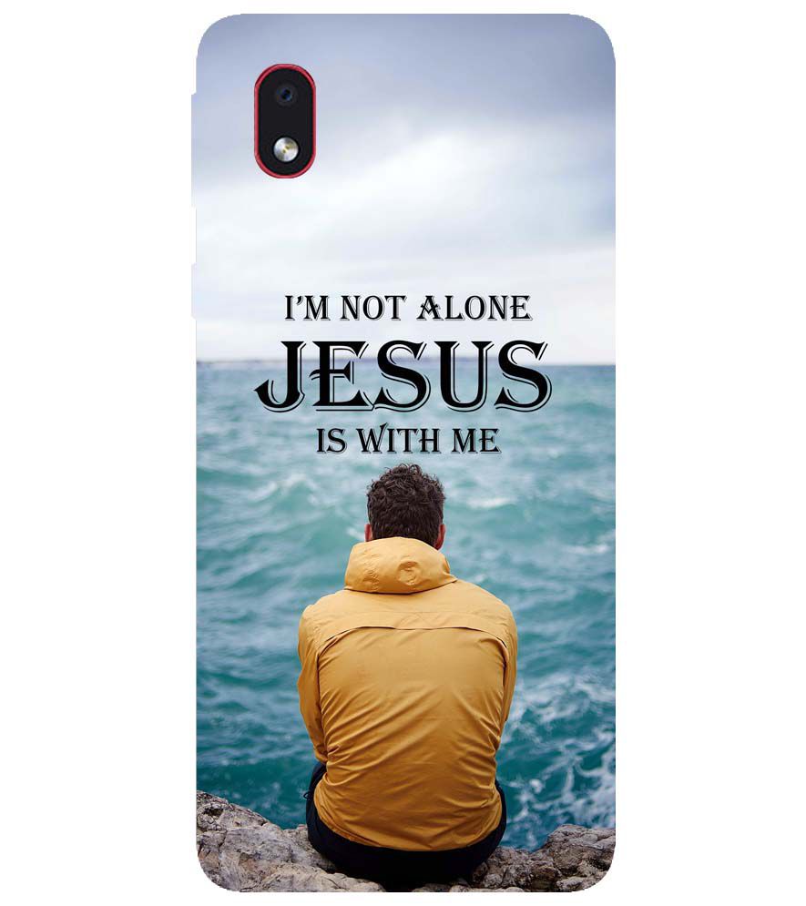 W0007-Jesus is with Me Back Cover for Samsung Galaxy M01 Core