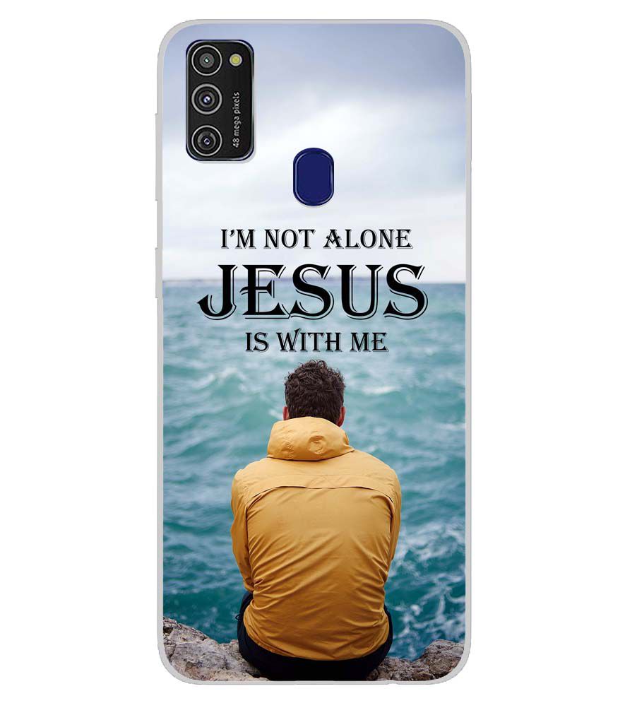 W0007-Jesus is with Me Back Cover for Samsung Galaxy M21